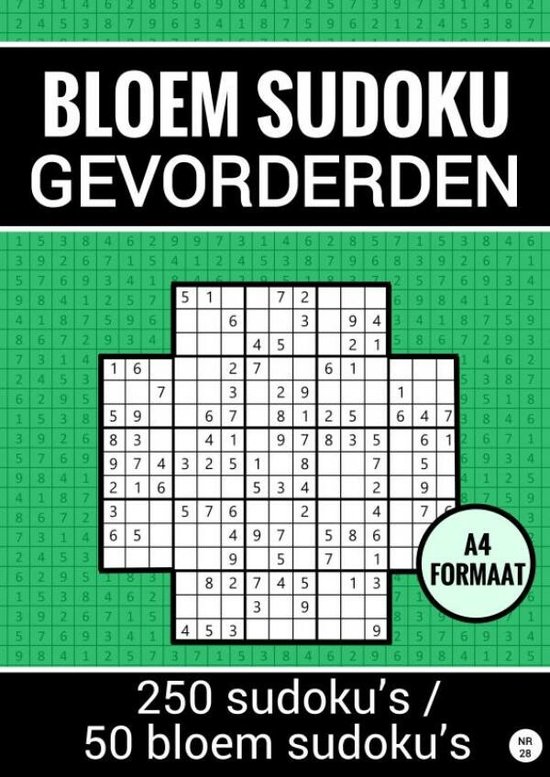 Bloem Sudoku Gevorderden 250 Sudoku