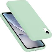 Coque Cadorabo pour Apple iPhone XR en VERT CLAIR LIQUIDE - Coque de protection en silicone TPU souple