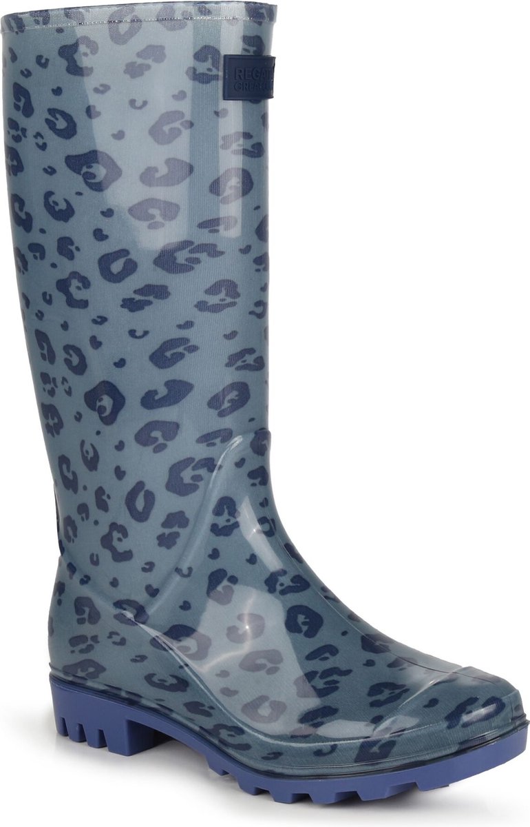 De Regatta Lady Wenlock Wellington Laarzen Dames Waterdicht Comfortabel Eva-Voetbed Blauw
