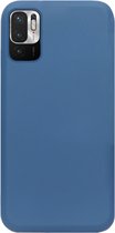 ADEL Premium Siliconen Back Cover Softcase Hoesje Geschikt voor Xiaomi Redmi Note 10 (5G) - Blauw