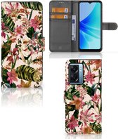 GSM Hoesje OPPO A77 5G | A57 5G Fotohoesje ontwerpen Flowers
