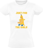 Just for the girls Dames T-shirt | banaan | vrucht | Valentijnsdag | vrijgezellenfeest | grappig