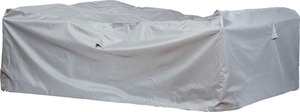 Beschermhoes voor loungeset rechthoekig / vierkant | 250 x 200 x 80 cm | polyesterweefsel van het type Oxford 600D, kleur: grijs.