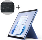 Microsoft Surface Pro 9 - Touchscreen - i5/8GB/256GB - 13 Inch - Sapphire + Signature Type Cover + Pen - AZERTY - Zwart