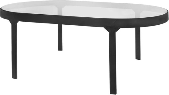 Riverdale Table basse Roma Noir 100 cm