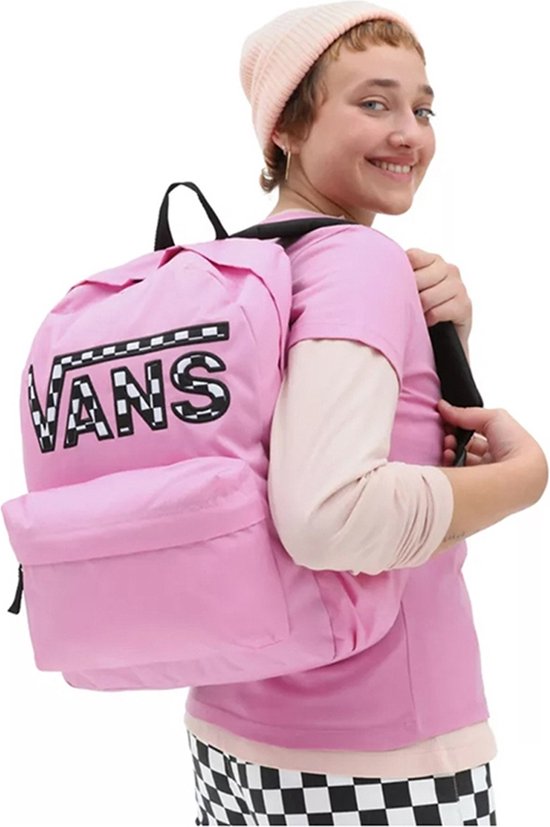 Vans Dames Rugzak / Rugtas / Backpack - Flying V - Roze | bol