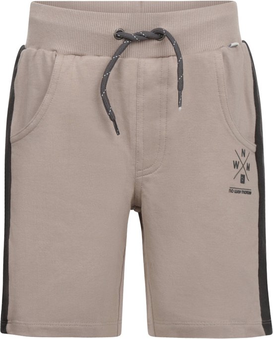 No Way Monday-Boys Jogging shorts- Dark sand - Maat 110