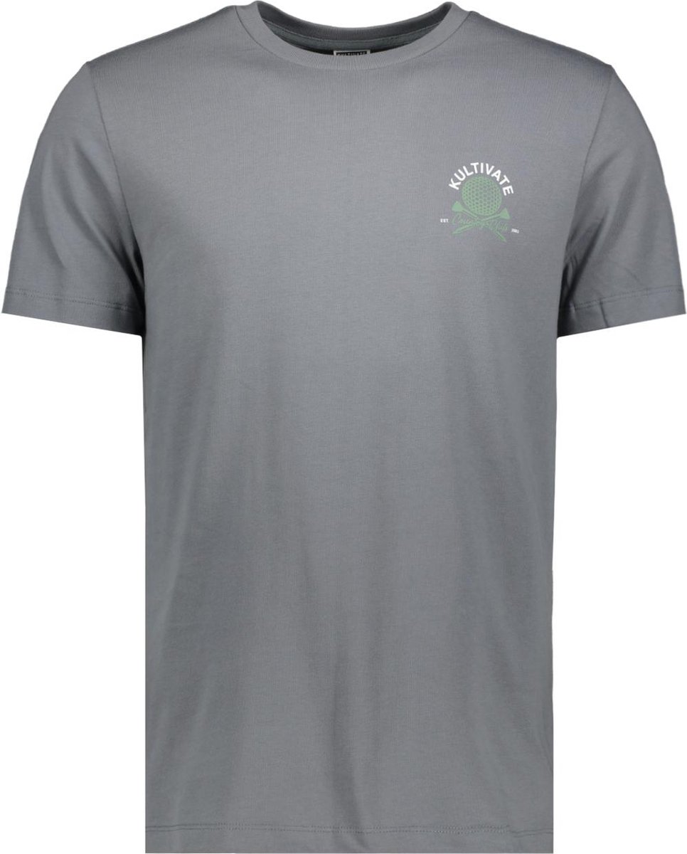 Kultivate T-shirt Ts Country Club 2301010201 147 Stormy Weather Mannen Maat - M