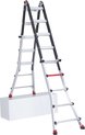 Altrex Varitrex Teleprof 4x5 sporten - Telescopische ladder - Werkhoogte 6.25m