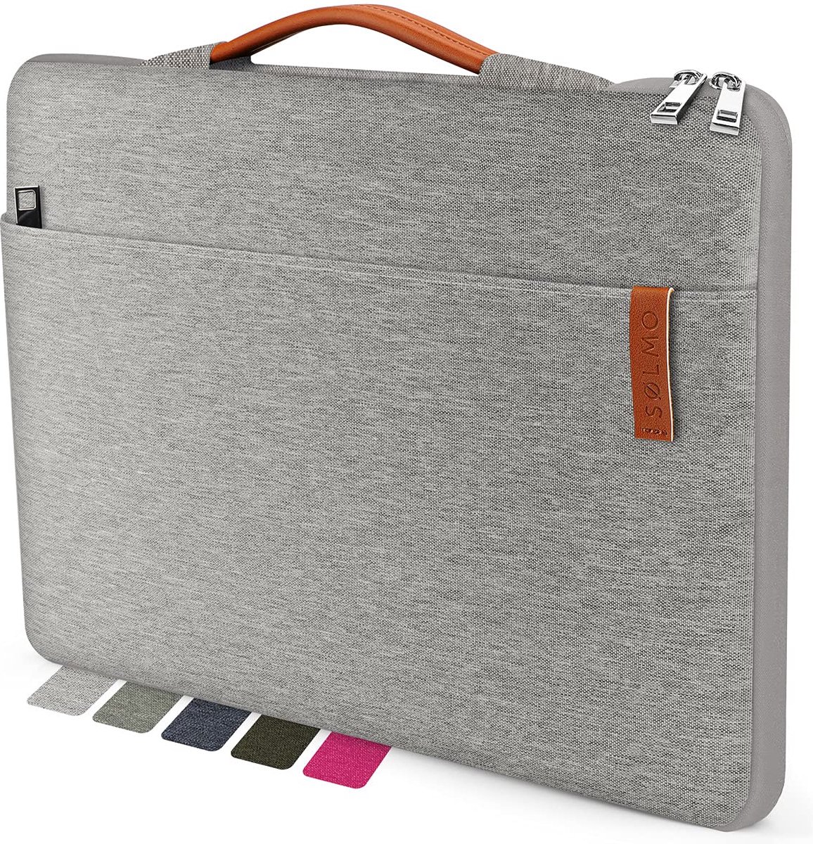 sølmo I Design Laptop Bag 15-15.6 Inch, Laptop Sleeve 15.6 Inch, Schokbestendige Notebook Case Compatibel met 15.6