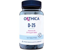 Orthica D-25 - vitamine D3 - 120 tabletten