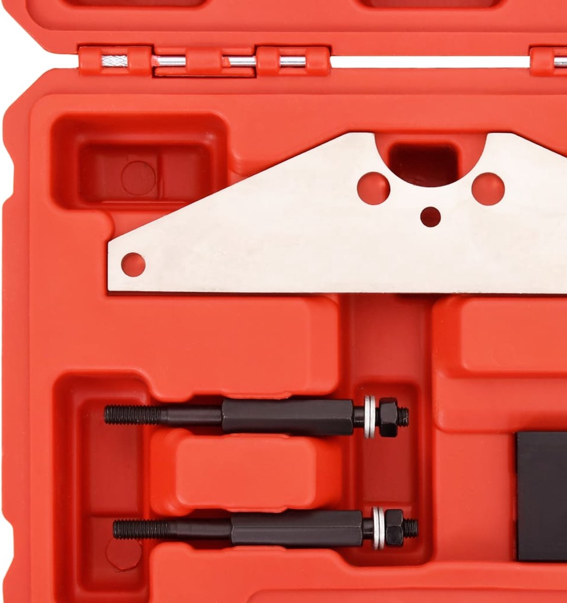 Extreme Outback Products EZ Install Magnum Kit Compresor De Aire De 12 V 16 X 6 X 9 Pulgadas Plateado Rojo