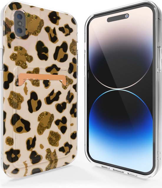 ShieldCase adapté aux cartes de cas Apple iPhone X - Lovely Leopard