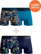 Muchachomalo - Pack de 2 + pack de 2 boxers Hommes - Offre combinée - Taille XXXL