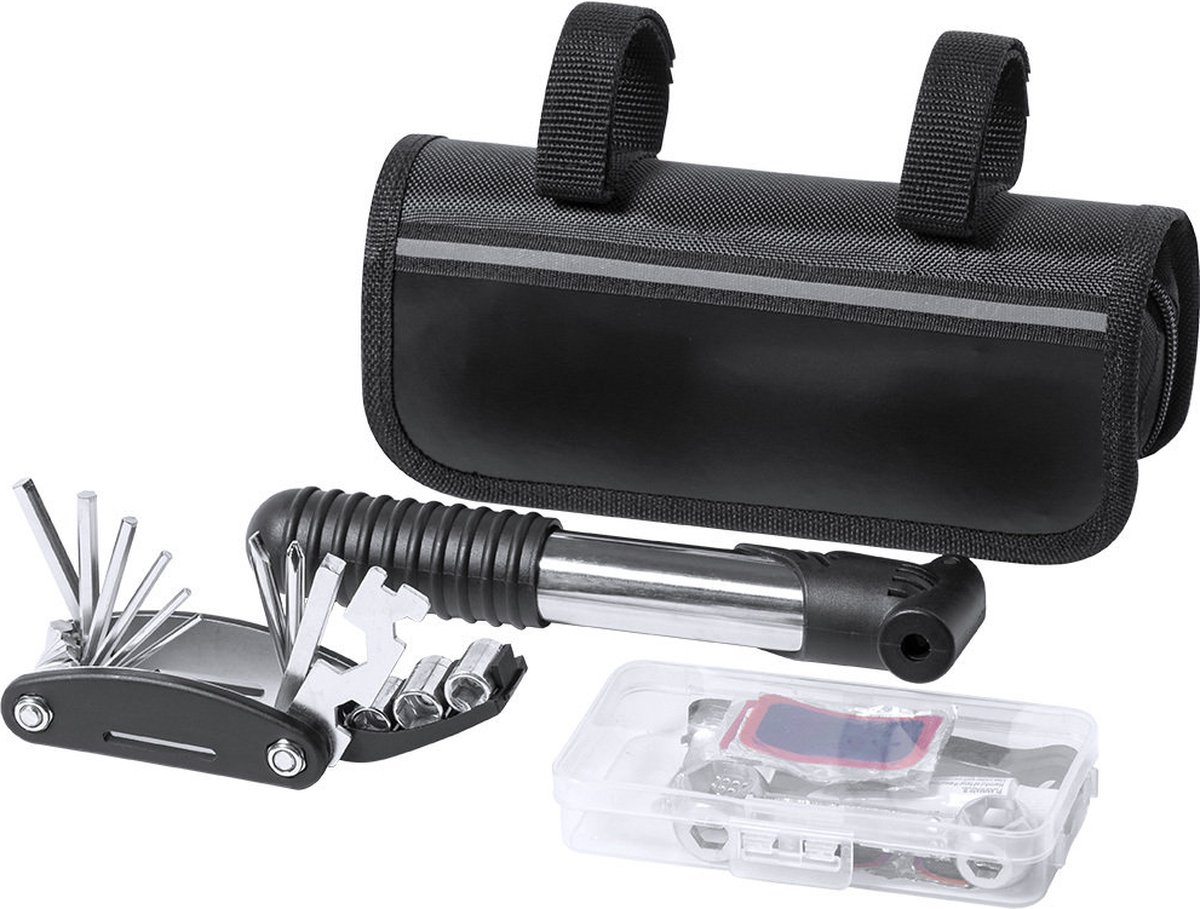 Fiets reparatieset - Fietsgereedschap - Multitool - Moersleutel - Polyester - 17-delig