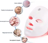 Professioneel led masker voor huidverzorging - 7 soorten lichttherapie - Oplaadbaar led - Gezichtsmasker - Anti rimpel - acne verwijderen - huidverjongingsapparaat - verjongings apparaaat - Facelift - Apparaat