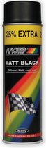 Spuitverf Mat zwart sneldrogend 500 ml voor metaal , hout, aluminium en steen - 25 % EXTRA
