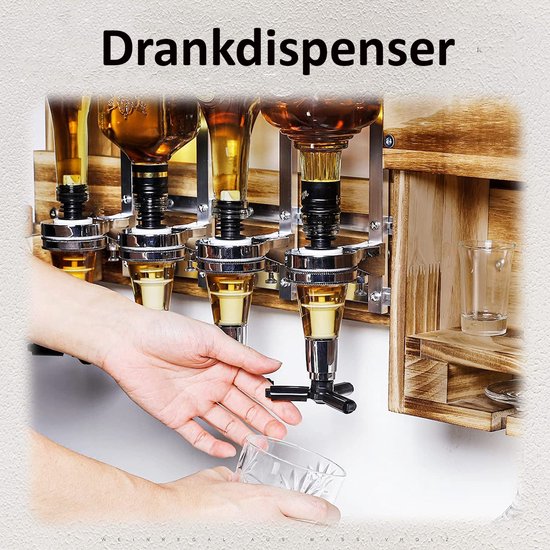 1/2/3 Fles Standaard Bar, Alcohol Drank Dispenser, Wijn Rekken, Whisky Kraan Vorm voor Feestdiners, Bars en Drankstations 1/2/3 Fles Standaard Bar, Alcohol Drank Dispenser, Wijn Rekken, Whisky Kraan Vorm voor Feestdiners, Bars en Drankstations