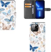 Coque de téléphone avec cartes adaptée pour iPhone 13 Pro Butterfly