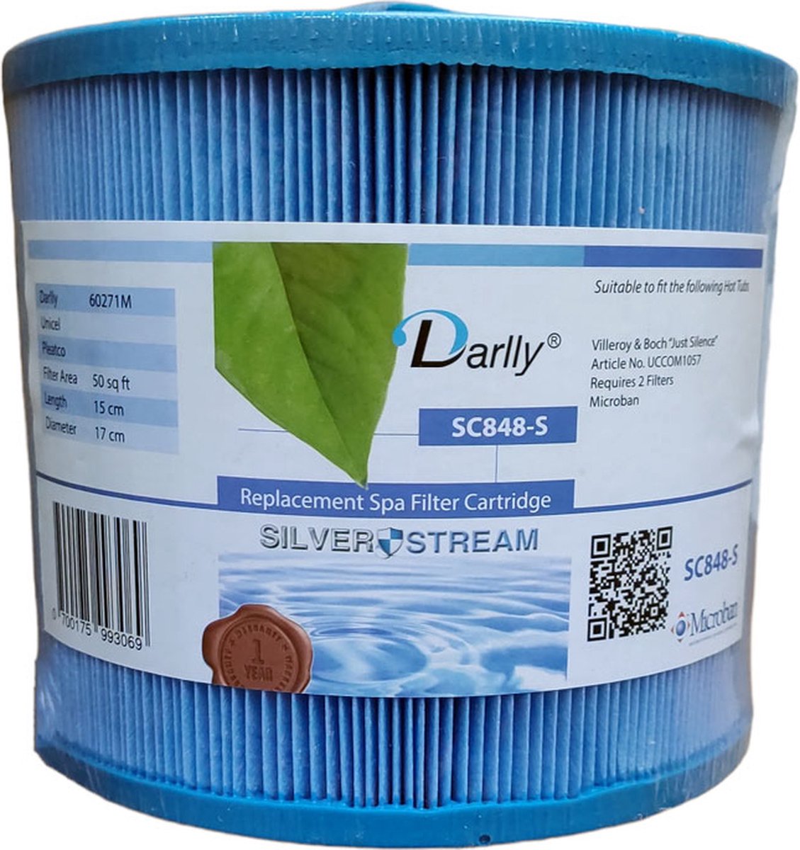 Darlly spa filter SC848-S