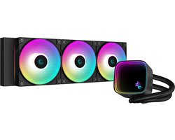 DeepCool LS720SE 240mm ARGB Water Cooler, 3x 120mm PWM ARGB High Performance Fan, sockets: Intel: LGA2066/2011-v3/2011/1700/1200/1151/1150/1155 AMD: AM5/AM5,L.S.P Cable