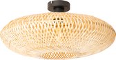 QAZQA ostrava - Oosterse Plafondlamp - 1 lichts - Ø 50 cm - Naturel - Woonkamer | Slaapkamer | Keuken