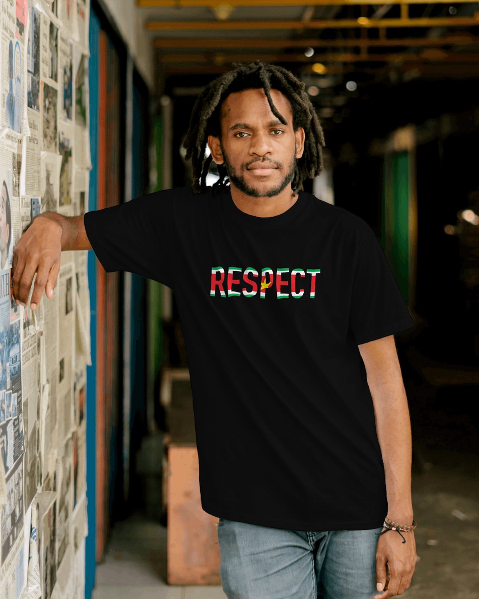 Tshirt - Respect - Suriname - Maat S