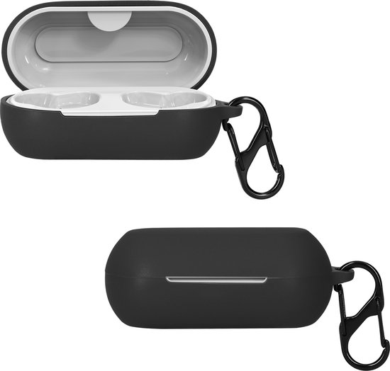 kwmobile case compatibel met Anker Soundcore P20i - Hoesje voor oordopjes in wit/zwart/zwart - Don't Touch My Headphones kwmobile case compatibel met Anker Soundcore P20i - Hoesje voor oordopjes in wit/zwart/zwart - Don't Touch My Headphones