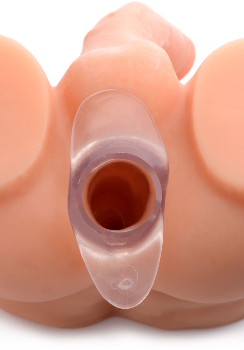 XR Brands Clear View - Holle Anale Plug - Extra Groot clear