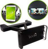 LeafU® Tablet Houder Auto Hoofdsteun - Geschikt voor Tablet en Smartphone - Telefoonhouder Auto - Uittrekbaar