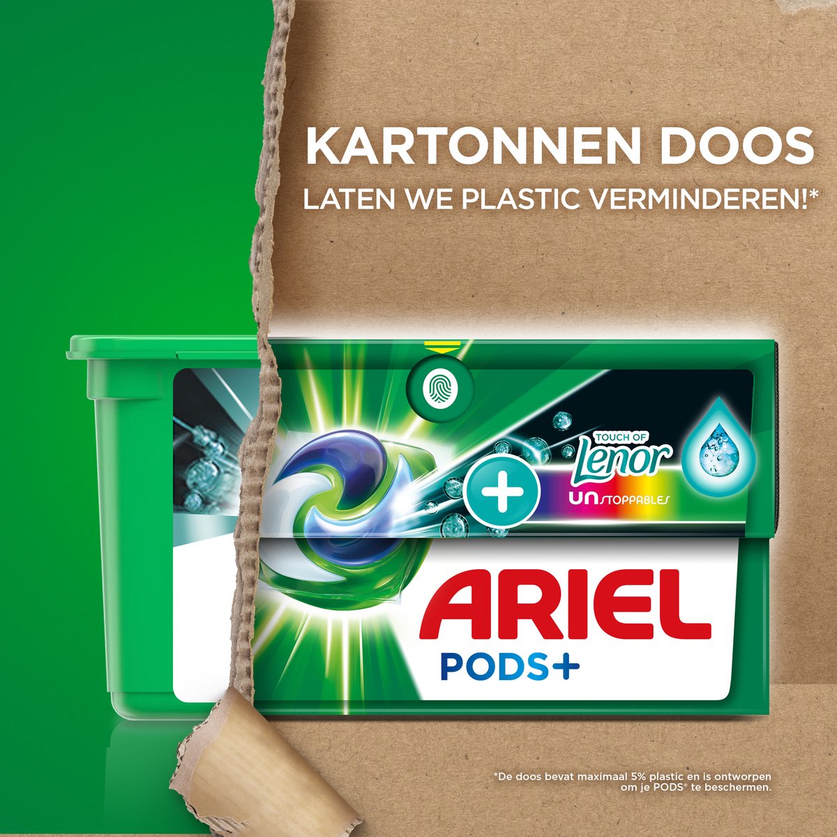 Ariel 4in1 PODS, Lessive Liquide En Capsules 40 Lavages, +Ultra