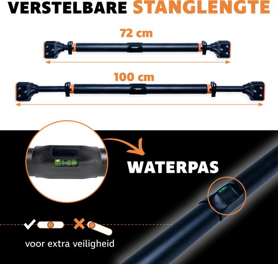 Duonamic Schakel Pull-Up Handvatten - Klimmen Grip Trainer voor het Verbeteren van grip kracht - Inclusief 3 Maten Grip - Compatibel met Eleviia Pull Up Bar - Voor Calisthenics & Klimmers