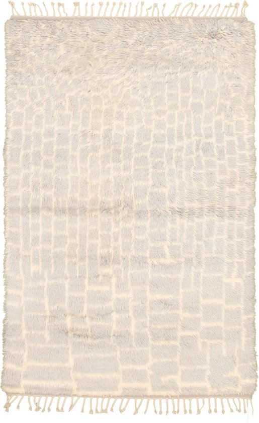 vidaXL Vloerkleed OVIEDO laagpolig 200 cm beige, tapijt, kleed