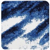 Dutch House Fréjus Toiletmat voor hangend toilet - 60x60cm - blauw - Toiletmat - Badmat