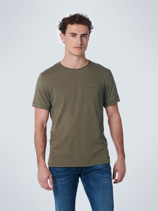 No Excess Mannen Jersey T-Shirt Donker Groen XXXL