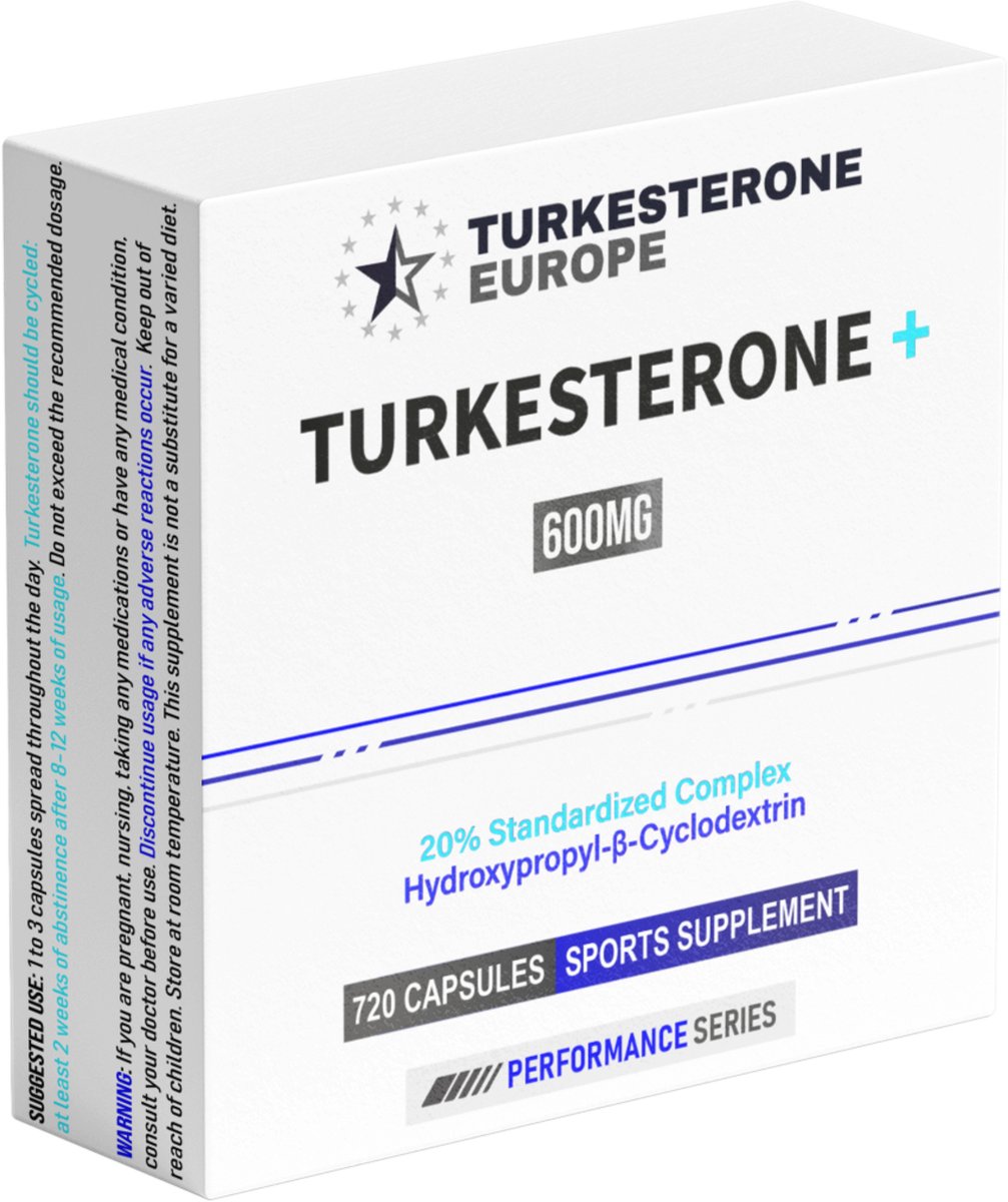 5 Pack - Turkesterone+™ 20% Complex met Hydroxypropyl-β-Cyclodextrine - 300 Capsules (600mg)