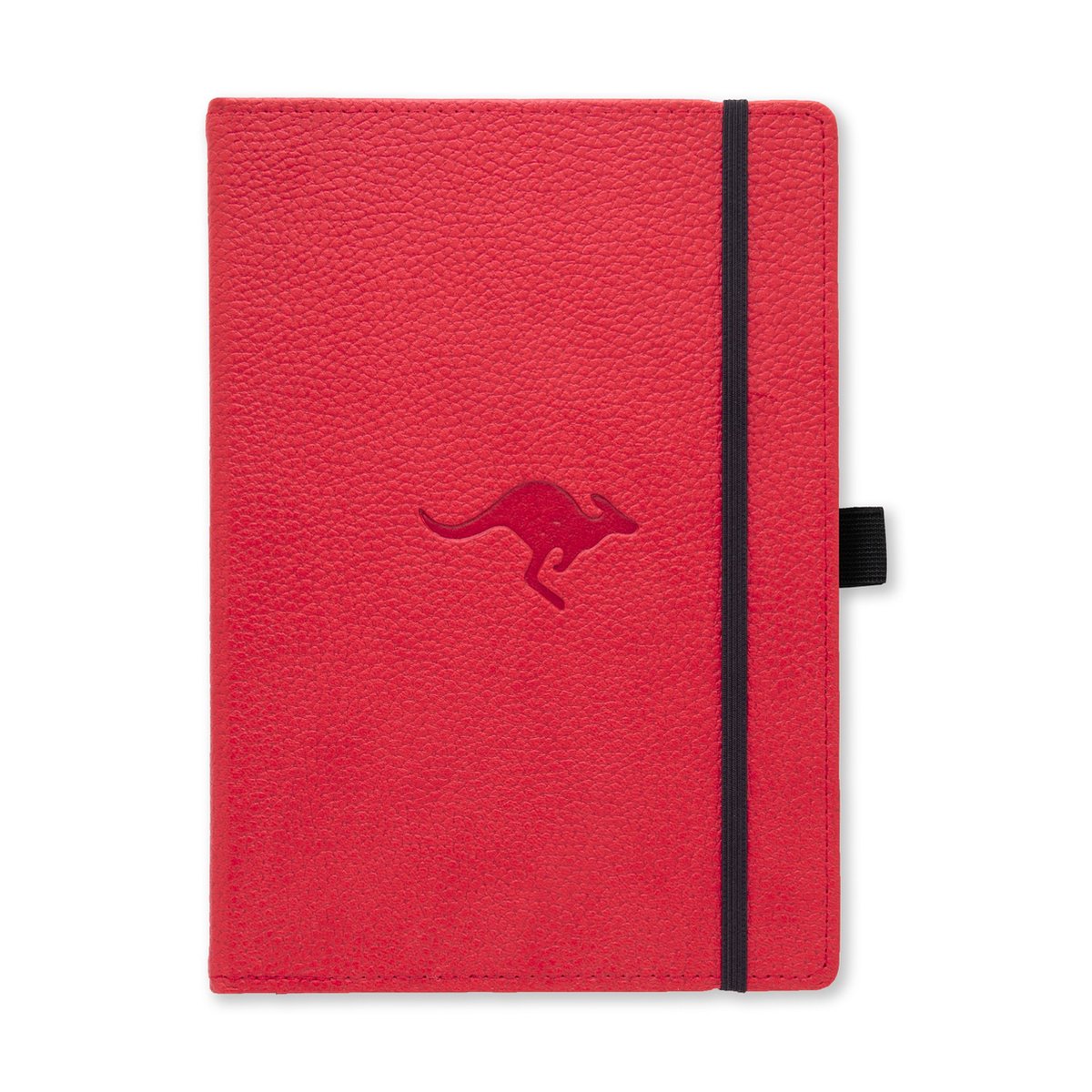 Dingbats* Wildlife A5 Notitieboek – Red Kangaroo Stippen – Bullet Journal met 100 gsm Inktvrij Papier – Schetsboek met Harde Kaft, Binnenvak, Elastische Sluiting en Bladwijzer