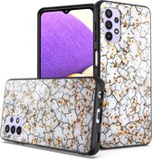 Shockbestendige Silicone Hoesje met print Geschikt voor: Samsung Galaxy A33 5G - Broken Wall - ZT Accessoires