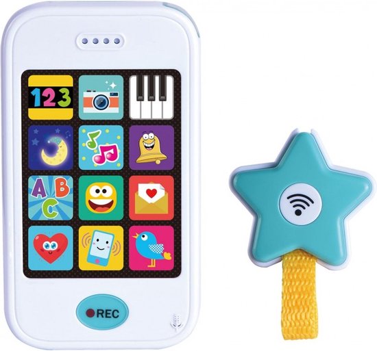 Speelgoedtelefoon met Geluid en Opneemfunctie - Tachan - Smartphone voor  Baby | bol