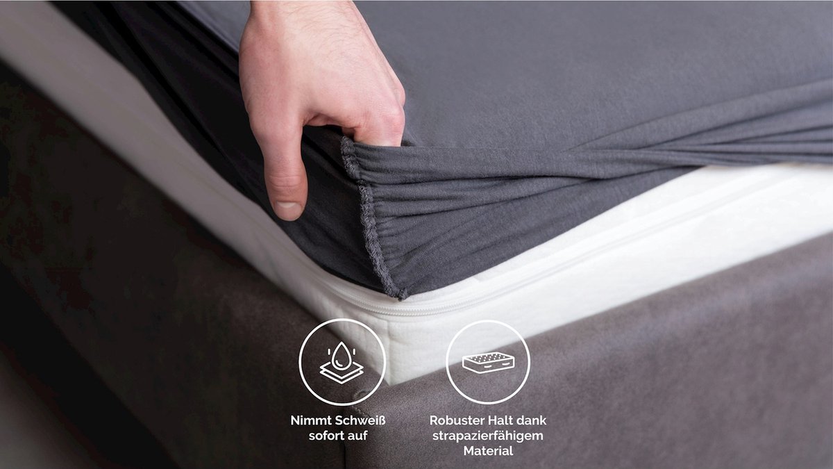 Beter Bed Select Hoeslaken Jersey 2 stuks 70/80/90 x 200/210/220 cm