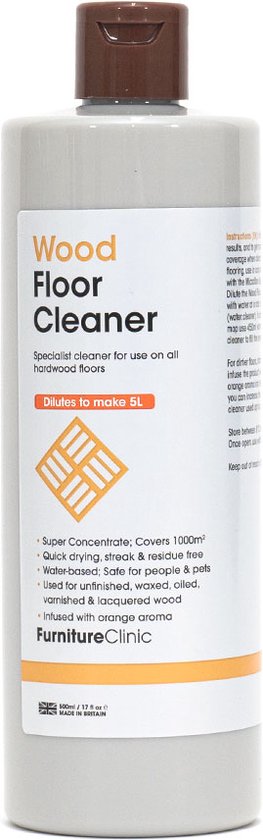 Furniture Clinic Wood Floor Cleaner - Voor alle houten vloeren - 500ML ...