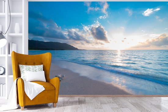 Papier peint - Papier peint photo Plage - Mer - Coquillage - Largeur 600 cm x hauteur 400 cm