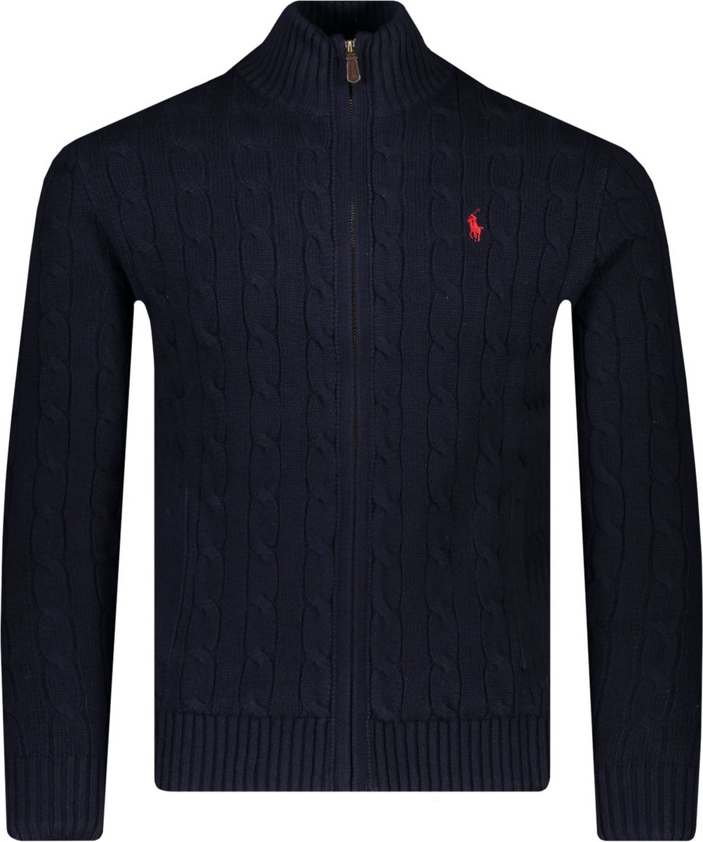 Polo Ralph Lauren Vest Blauw Maat S Mannen Lente/Zomer Collectie Katoen