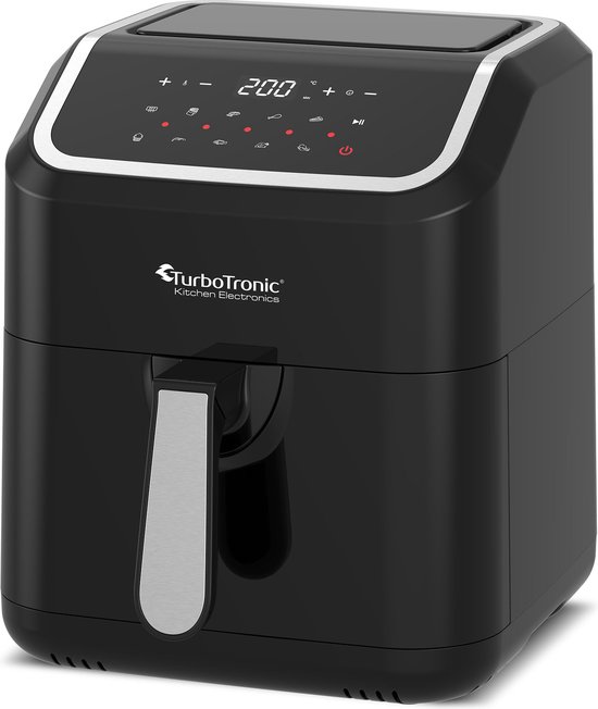 Turbotronic Airfryer XL 5L 1600W Zwart - Turbotronic - €49,95