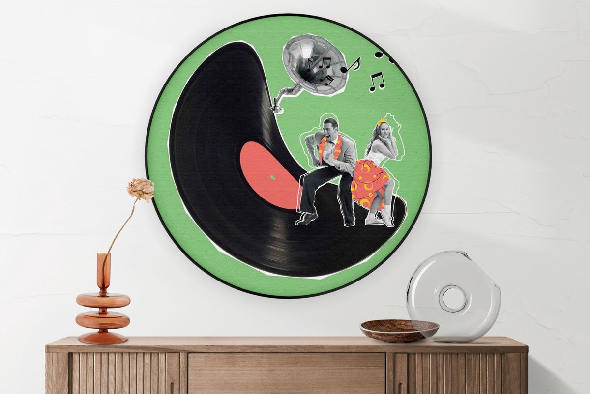 Global - Panneau acoustique mural (Rond 700 mm) - Tecnise