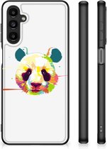 Smartphone Hoesje Geschikt voor Samsung Galaxy A14 5G Back Case TPU Siliconen Hoesje met Zwarte rand Panda Color