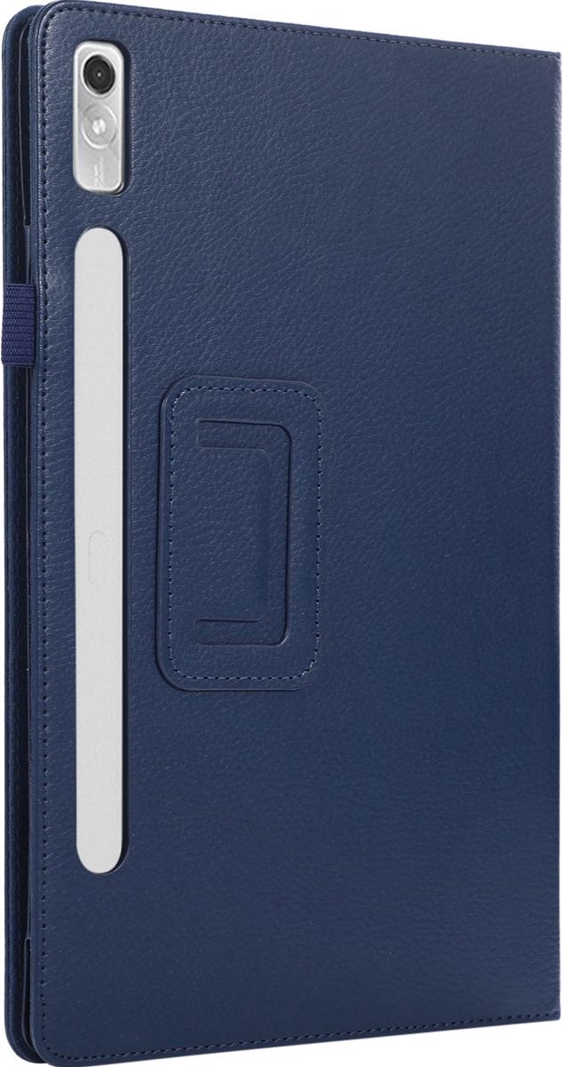 Mobigear Tablethoes geschikt voor Lenovo Tab P11 Pro Gen 2 Hoes | Mobigear Classic Bookcase + Stylus Houder - Donkerblauw