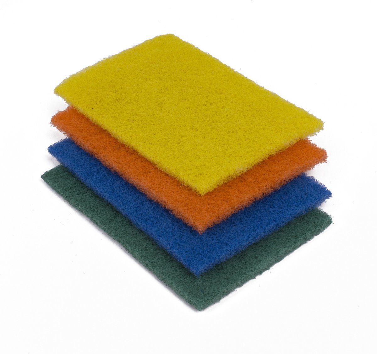 Magic Clean Schuur Pads - Schoonmaak - 4 stuks - Geel/Oranje/Blauw/Groen