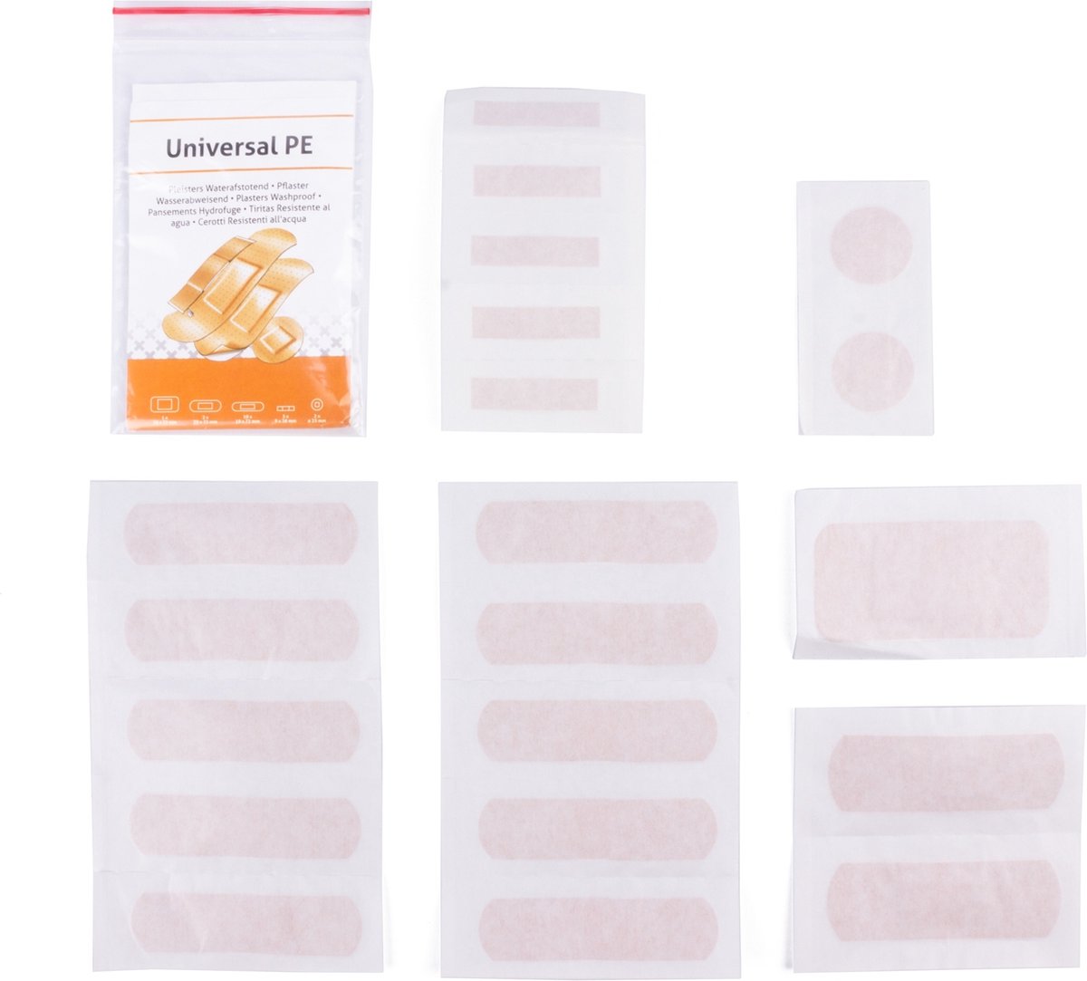 Goedkoopste Pleisterstrips Waterafstotend PE assorti (20 stuks