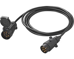 ProPlus Verlengkabel aanhanger - 7-Polig - 3 meter - aanhangwagen stekker verlengkabel